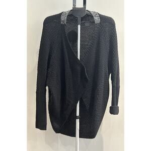 J.J. Basics Women's size S Black Knit Sweater